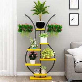 花架子花盆架阳台置物架客厅简约装 饰花瓶花架子室内阳台花盆挂架