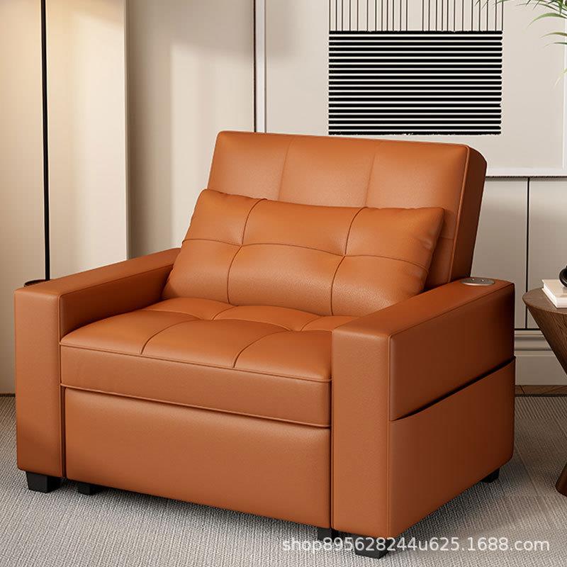 沙发床单人两用折叠伸缩小户型客厅书房阳台多功能懒人沙发