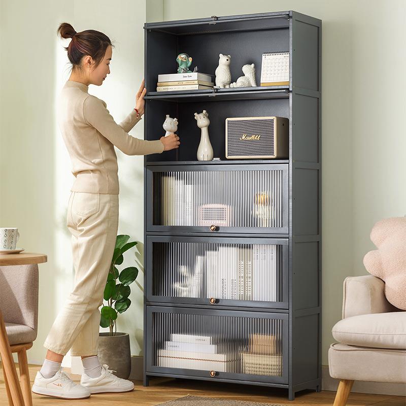 书架简易落地客厅多层置物架卧室收纳架网红展示架家用小型书柜子