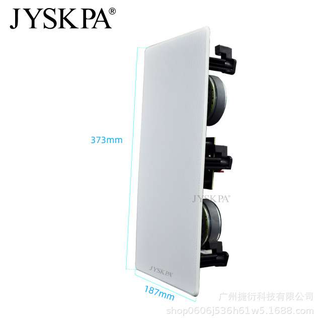 RC2510吸顶音箱吊顶壁挂广播同轴喇叭嵌入式扬声器