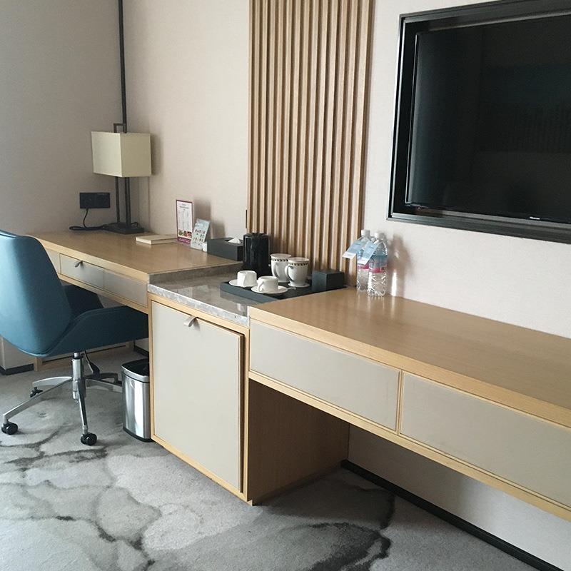 电视柜材质实木多层板贴实木皮烤漆写字桌茶水柜家具