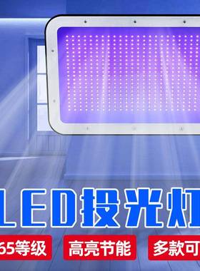 led投光灯30W室内多角度UV紫光灯防水酒吧舞台氛围营造紫色投光灯