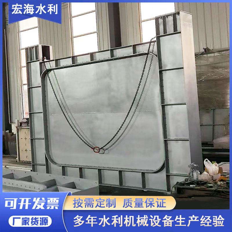 液动下开式堰门智能雨污分流旋转式堰门不锈钢液压限流闸门