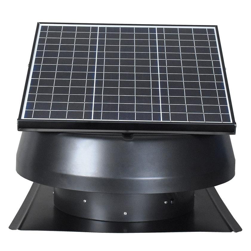 圆形14寸扇叶40W太阳能板角度可调太阳能换气扇屋顶通风排气