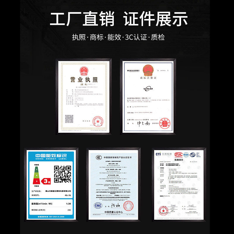 工业级管道式轴流抽风机高速强力排气扇220v厨房墙壁通排风换气扇