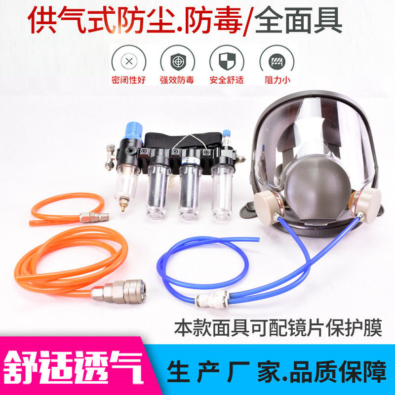 供气式防毒全面具 6800全面罩 防尘化工化学喷漆喷塑供气式面罩