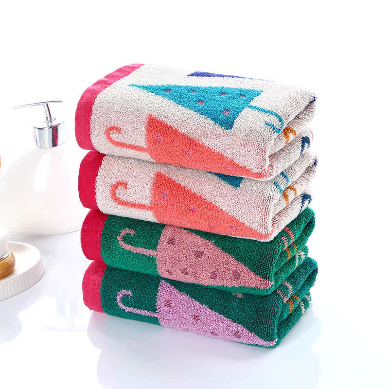 10条装纯棉毛巾洗脸手帕加厚婚礼品面巾劳保家用吸水全棉毛巾批发