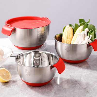 打蛋盆烘焙盆30不锈钢家用加深加高防溅奶油容器打发盆烘焙工具