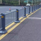 机非隔离护栏人车分流市政道路交通安全围栏镀锌圆管机非隔离栏杆