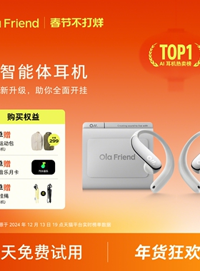 Ola Friend字节跳动豆包AI智能体耳机无线开放式不入耳蓝牙运动