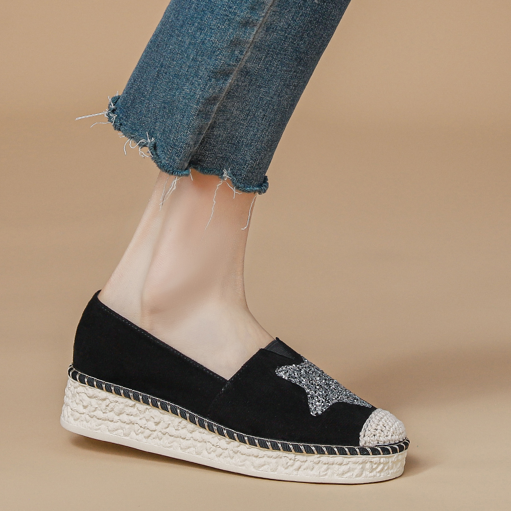 中客渔夫鞋女轻底软面时尚百搭