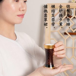 便携杯香炉电子沉香家用香薰手持品香香香粉茶室檀香碎料内道充电