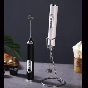 搅拌器打泡器奶家用小型器泡奶手持电动打蛋器泡带打奶器电动支架