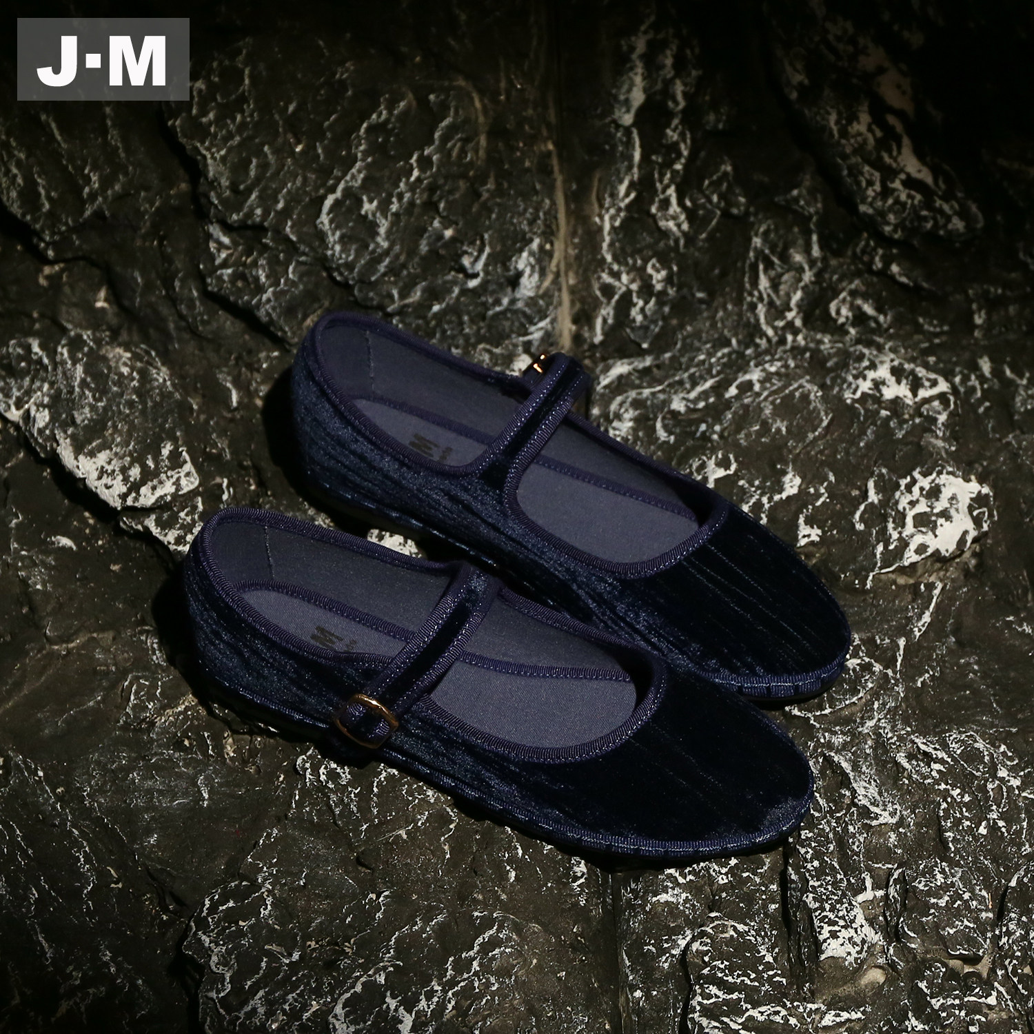 J·M丝绒复古玛丽珍女鞋2026新款百搭浅口单鞋亚麻舒适平底奶奶鞋,女鞋,玛丽珍鞋,淘宝优惠券,粉丝福利购,淘宝优惠卷