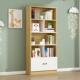 田园书柜书架置物柜多层收纳柜学生办公靠墙组合柜客厅卧室储物柜