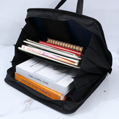 学生手提袋拎书袋补课包补习袋男女小学生美术袋文件袋拉链补习包