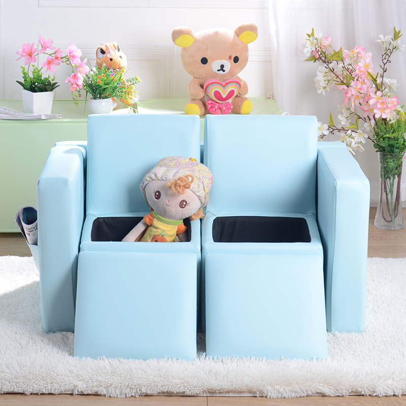 儿童沙发双人公主储物儿童座椅可爱宝宝阅读儿童小沙发多功能沙发