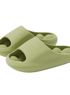 极速Shit feeling slippers for women, nIon slip bathroom, thi