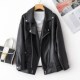 LeathCers Jacke PAKKNu 极速Autumn Looe Faux oatt Outer Women