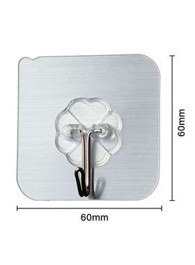 极速10pcs Hanger Hook Transparent Strong Adhesive WaXll Hang