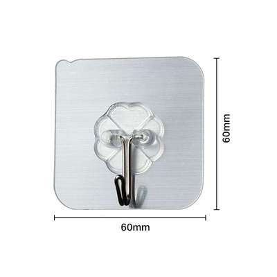 极速10pcs Hanger Hook Transparent Strong Adhesive WaXll Hang