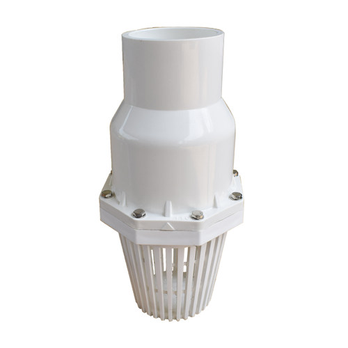 极速PVC底阀塑料底阀 75/90/110/160塑料花篮R抽水底阀 单向止回