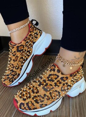 极速。Rivet casual shoes largez size 35 foot flat sole thick