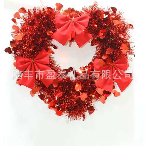 新品New Valentines Day Wreathz Hanging Decoration Party Dec