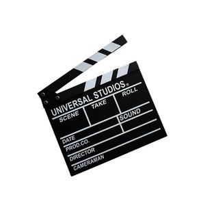 极速2023新款电影场记板导演板摄影木板道具创意拍W板拍照道具小