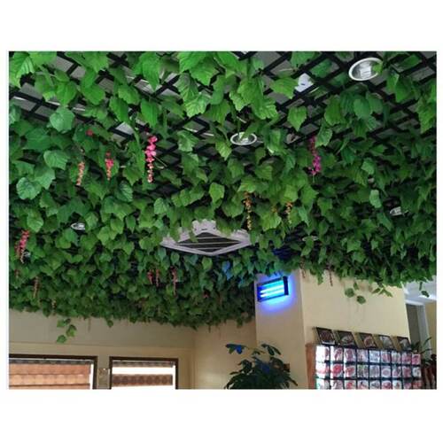 新品2.1M Artificial Green Plants Realistic HangiSng Ivy Leaf