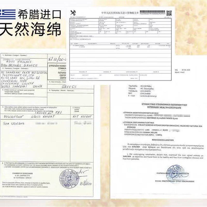 极速希腊b天然海绵婴儿洗澡海绵儿童沐浴球宝宝搓澡神器洗脸蜂窝