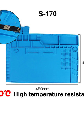 极速S-180 55x35cm BGA Heat Insulation Silicone Pad Mobi.le P