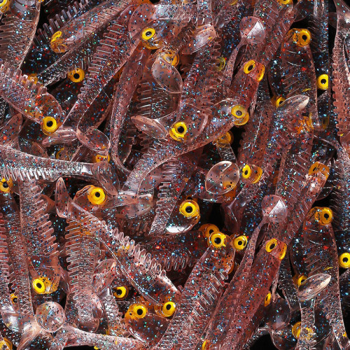 新品20pcs/Lot 5cmm 1.3g Fish Silicone Worm Soft Lures Fake B