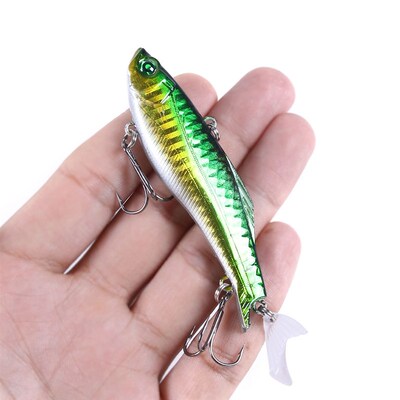 新品1pcs 8cm  22.5g Sinkting VIB Lure No Rattling Ball Artif