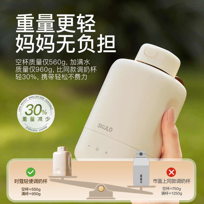 skuld时蔻恒温热水壶婴儿专用恒温泡奶杯智能外出便携式冲调奶器图片