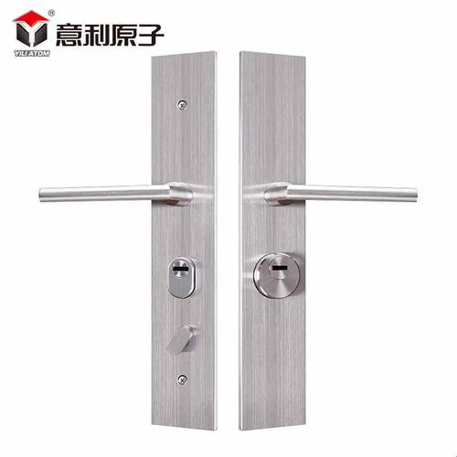 【上门安装】意利原子加厚防盗门锁家用锁芯C级不锈钢10mm加厚