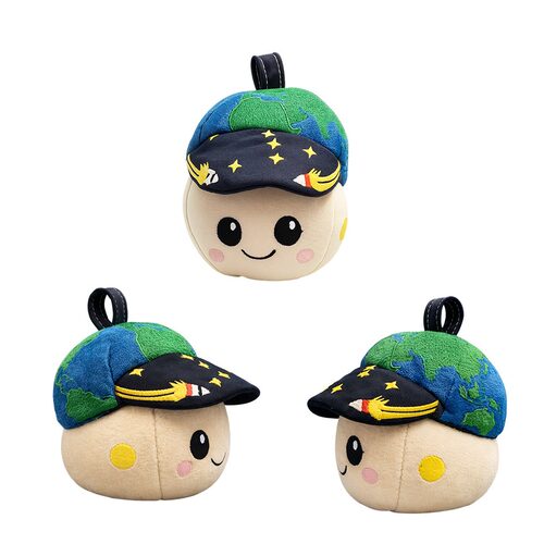 跨境新品rise plush artemis 2 plush毛绒公仔戴星空帽子玩偶Rise