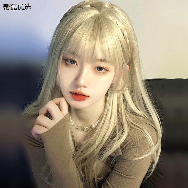 日系cos假发女长直发二次