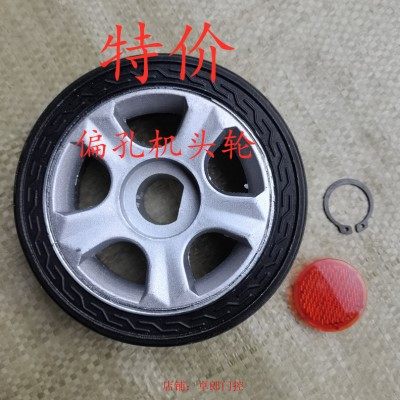 电动门轮子驱动18收缩推拉门半圆电动伸缩门机头轮子扁孔轮门23