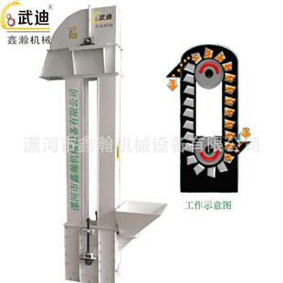 斗式提升机厂家优惠配料粉料颗料输送粮食饲料不锈钢畚斗输送机