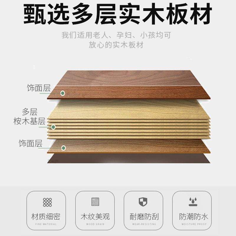 Tal全实木衣柜家用卧室现代简约组装出租房用小户型推拉门大衣橱