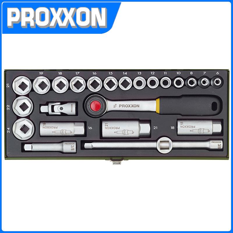 热销供应23110铬钒钢24件套棘轮扳手汽车修理组套工具