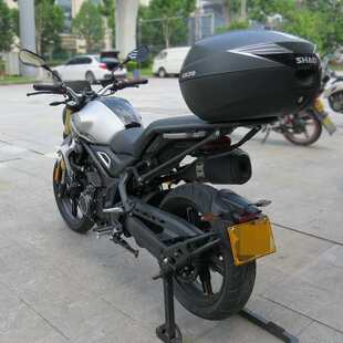 适用无极350AC复古后货架尾箱架载物架LX300-9改装尾架切割安装