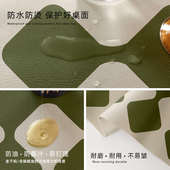 仟饰餐边柜桌垫防水防油轻奢高级感电视柜皮革桌垫鞋 柜台面保护垫