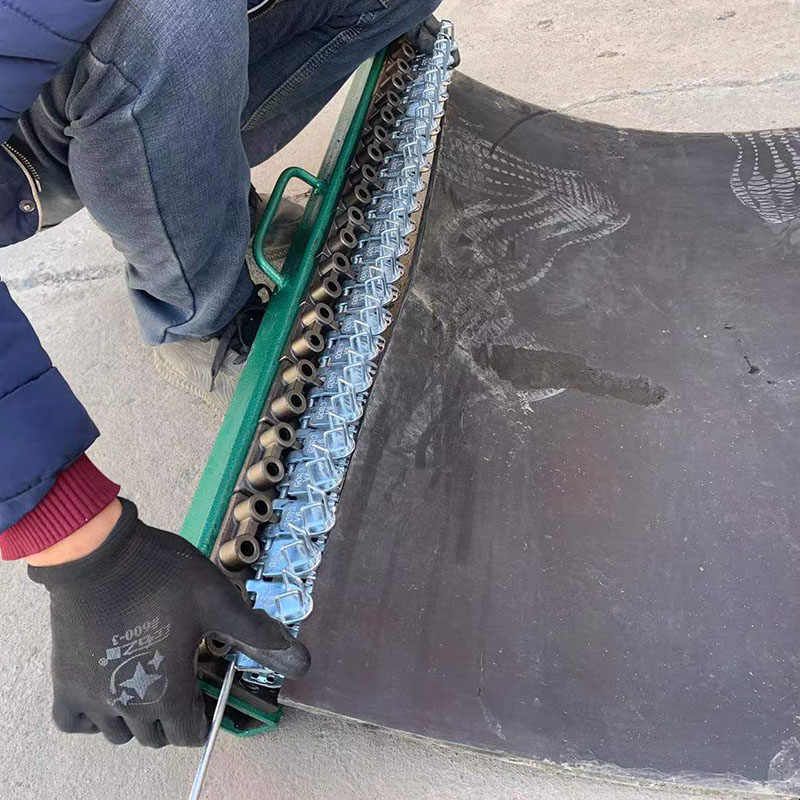 输送带钉扣机锤砸式皮带接头工具V6扣子安装工具压扣器皮带连接器图片