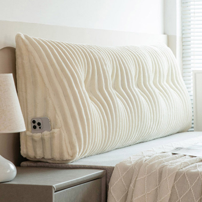 可拆洗粗绒条床头软包靠背垫卧室沙发榻榻米床头靠枕三角靠垫,居家布艺,靠垫/抱枕,淘宝优惠券,粉丝福利购,淘宝优惠卷