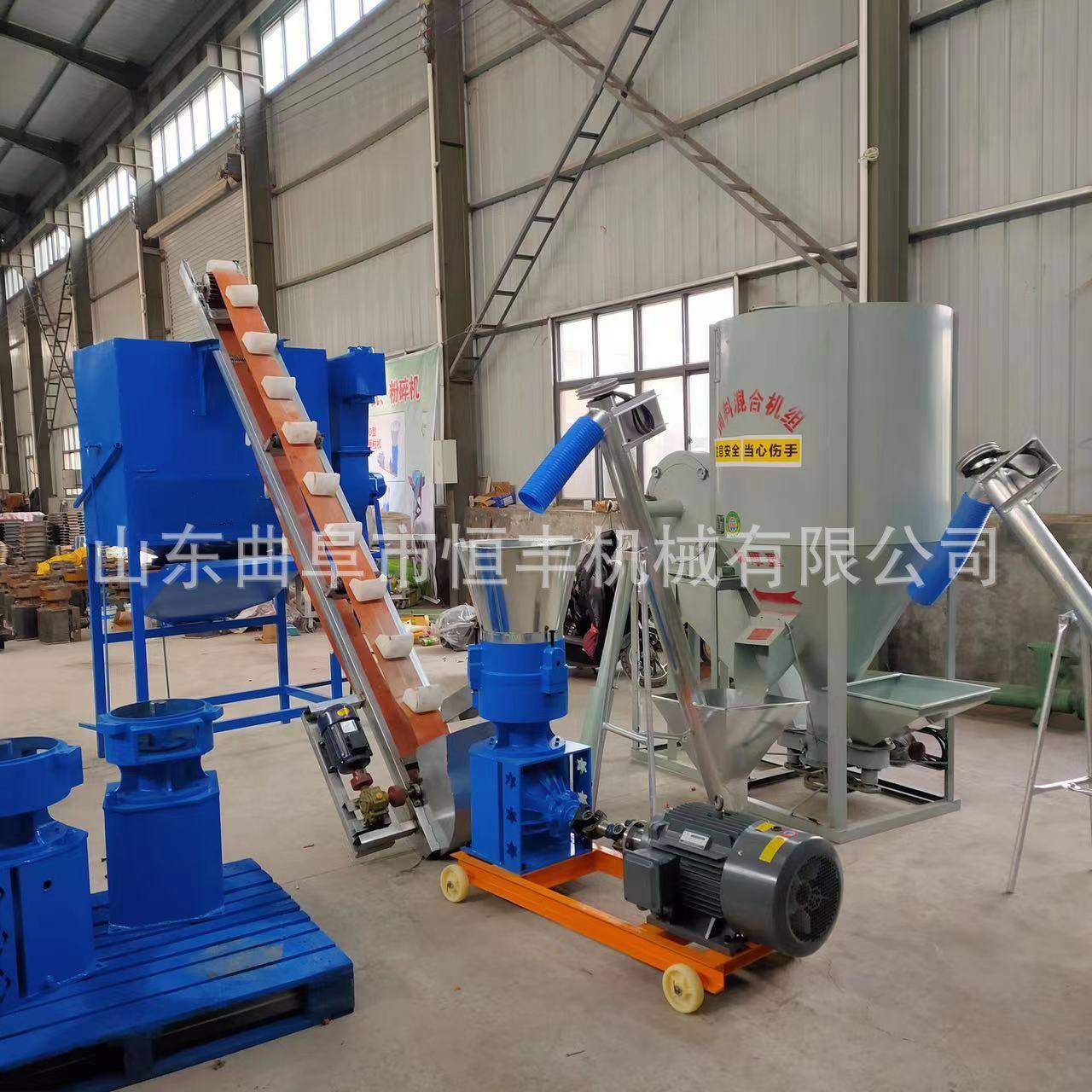 豆杆玉米饲料颗粒机两相电青草制粒有机肥生物质燃料制粒机CE