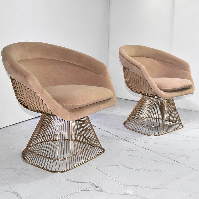 轻奢高级感设计师单人沙发椅客厅高端家用创意休闲椅布艺单椅沙发