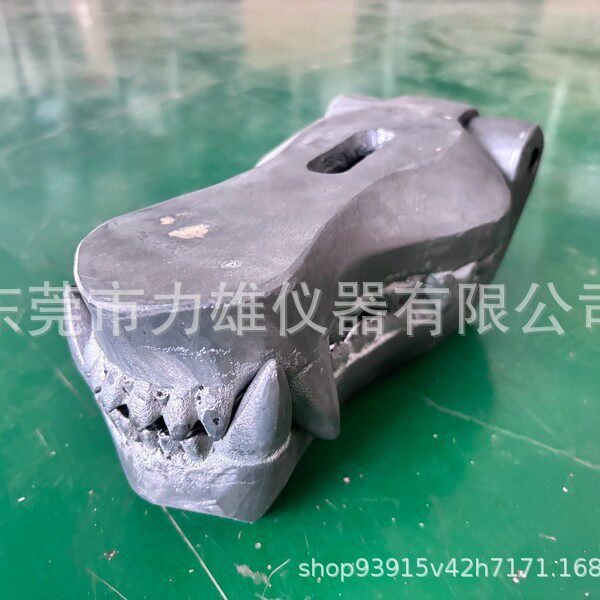 模拟咬合夹具大型犬牙模型重型铝合金管夹固定夹狗头夹具测试设备