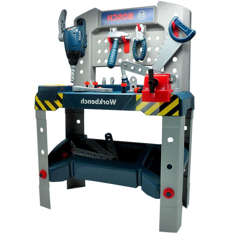 klein儿童塑料过家家玩具仿真可发声维修工具台声响工作台2